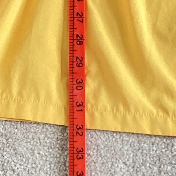 Vintage Ax Paris Women Yellow Stretchy Round Neck Wide Strap Sleeveless Dress 10 - Picture 8 of 8